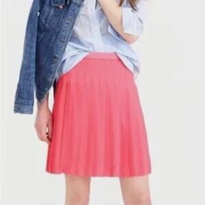 Tahari NEW Coral Pleated Skirt Coral Size 6